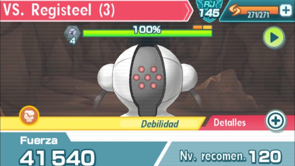 Humillacion legendaria! Vs Registeel (3) Team Lucha -Pokemon Masters EX