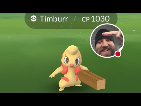 Timburr Community Day Shiny Hunt [LIVE] - Pokemon GO
