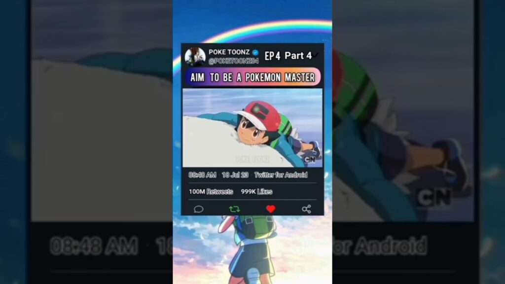 Aim to be a Pokemon master// #ash #pokemon #pokemonmasters #viral @POKETOONZ04