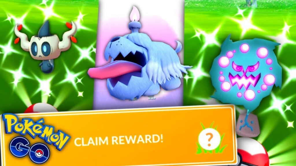 *SHINY 100% PHANTUMP* Greavard rewards + Pokemon shiny Spiritomb in Pokemon GO