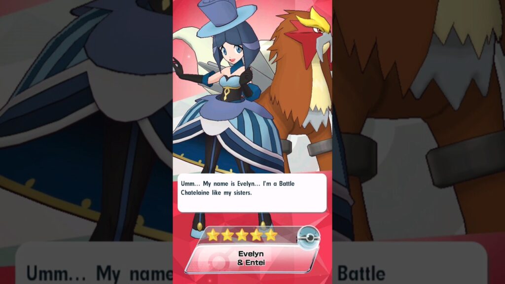 5* Evelyn Entei 1/5! Pokemon Masters EX BP Sync Pair Ticket Scout