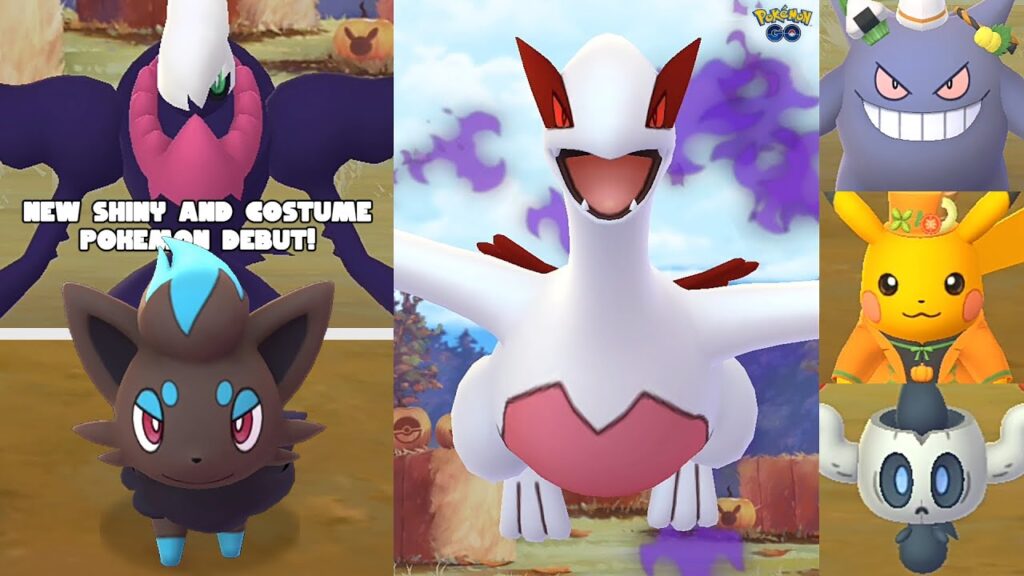 Shiny Zorua & Shiny Shadow Lugia Debut in Pokemon GO Halloween Event!