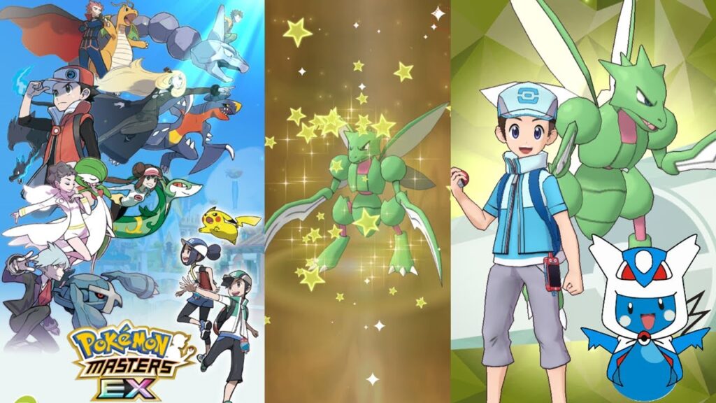 Pokemon Masters EX:  Shiny Scyther Reaction