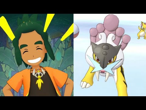 EX SS Hau soloes the Raikou Legendary Arena [Pokemon Masters EX]