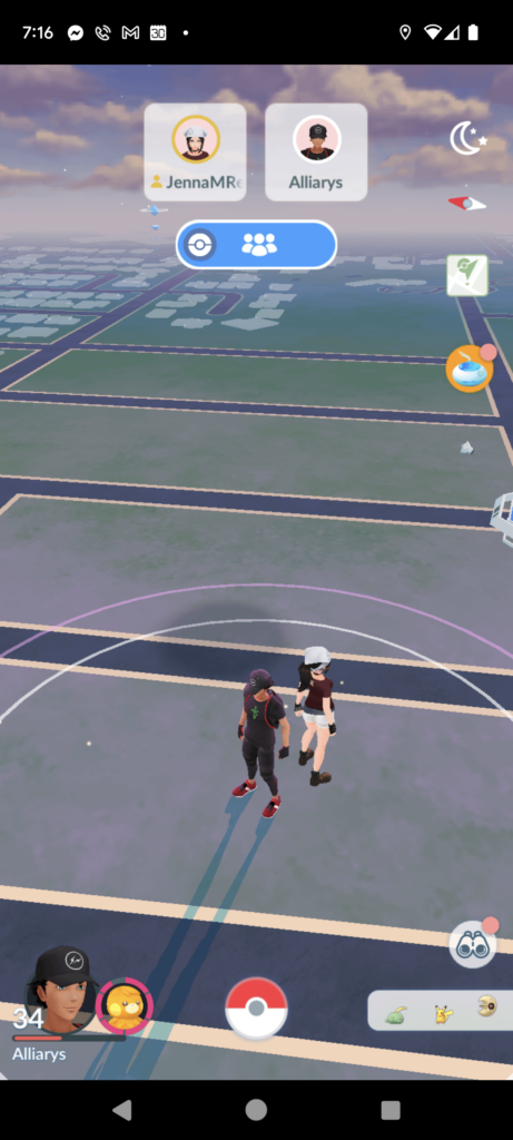 Have you noticed that your party teammates have no shadow?