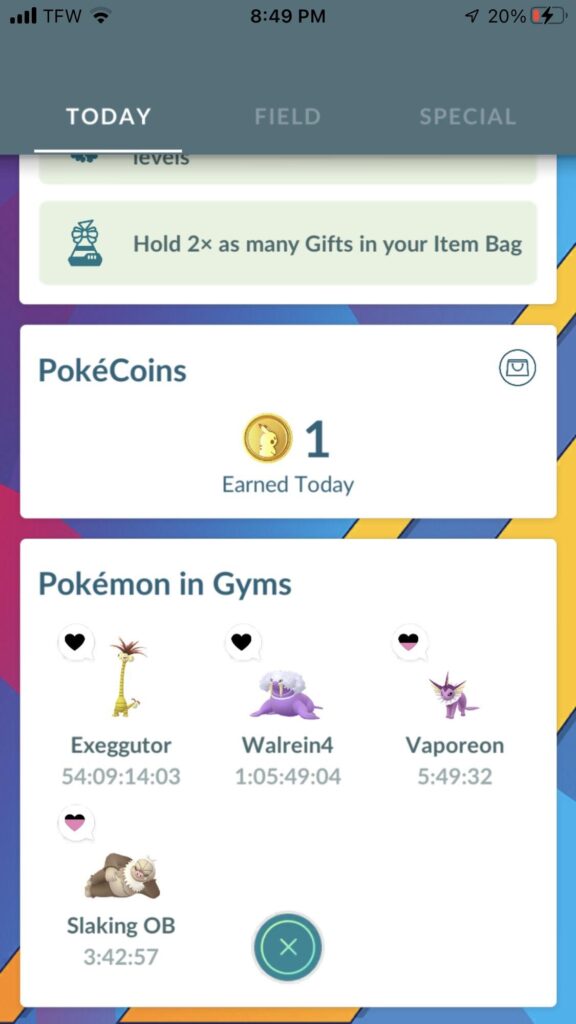 Some days I don’t get any coins