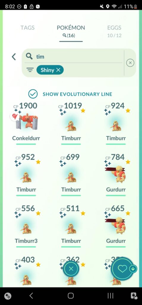 Caught 16 shinies. Over 150 Timburs at least. I had to transfer a ton and got a hundo non shiny. It was my first community day so I played all 3 hours.