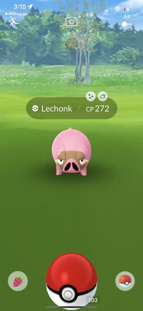 Just woke up from a nap and opened the game to this little fella