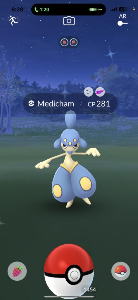 Shiny medicham in wild?