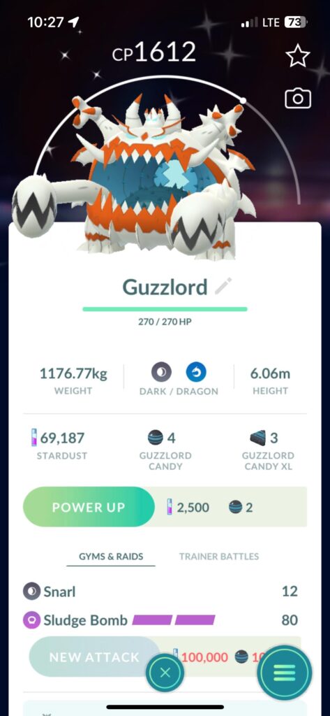 Did my first Guzzlord raid and well..