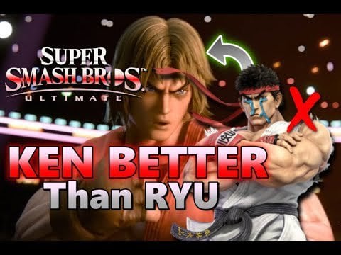 Is Ken BETTER Than Ryu In Super Smash Bros Ultimate!!!