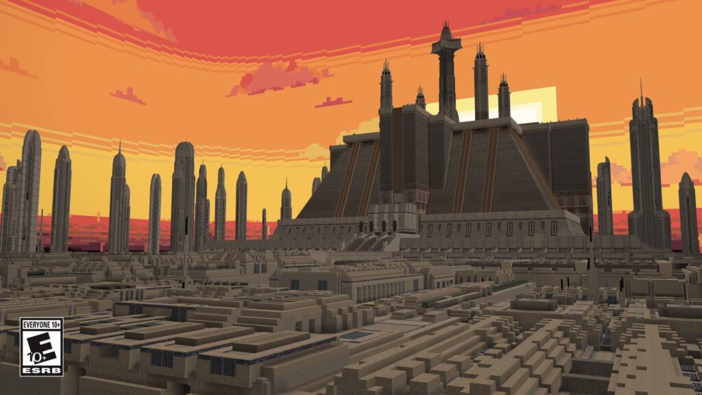 Just announced at #MinecraftLive: Star Wars: Path of the Jedi DLC. With your lightsaber in hand, it’s time to see the galaxy! Play as a Jedi Knight as you battle creatures, duel other Jedi, and embark on a special mission with Yoda to an uncharted planet-coming November 7th!