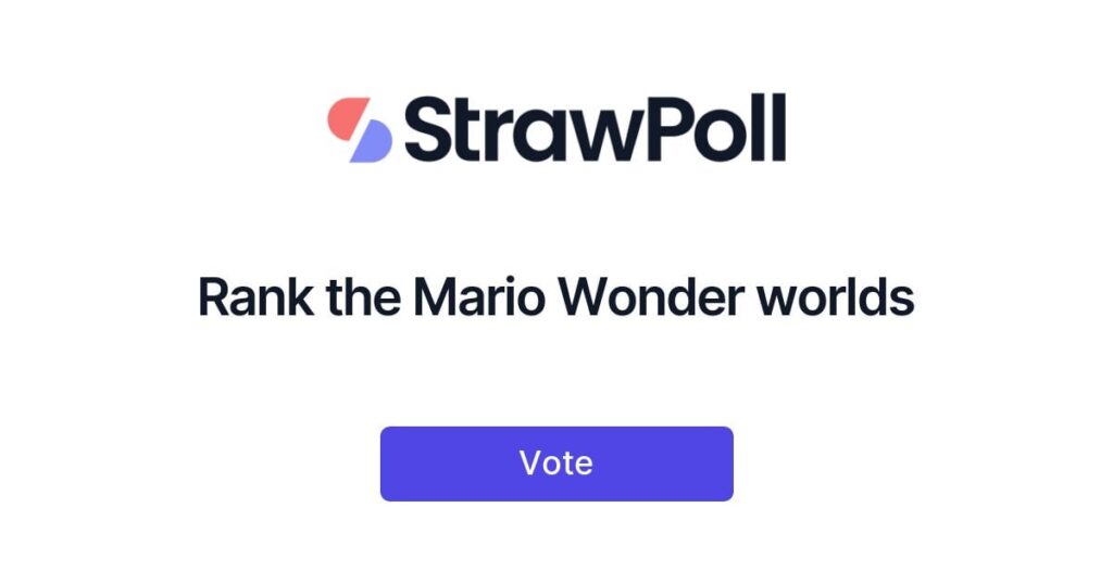 Rank Mario Wonder worlds from best to worst