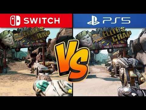 Borderlands 3 Switch vs PS5 Comparison