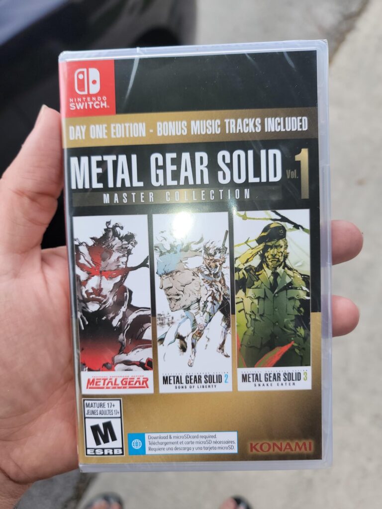 Metal Gear Solid Master Collection Vol 1 arrived early from Best Buy!