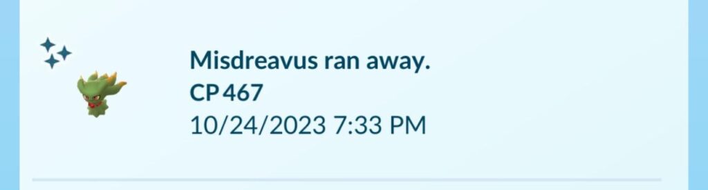 Knowing that a shiny Pokémon got away from me due to my autocatcher is tragic.