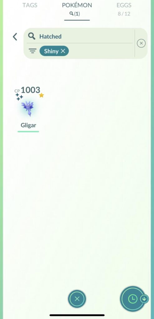 After 235 eggs I finally got a nice shiny