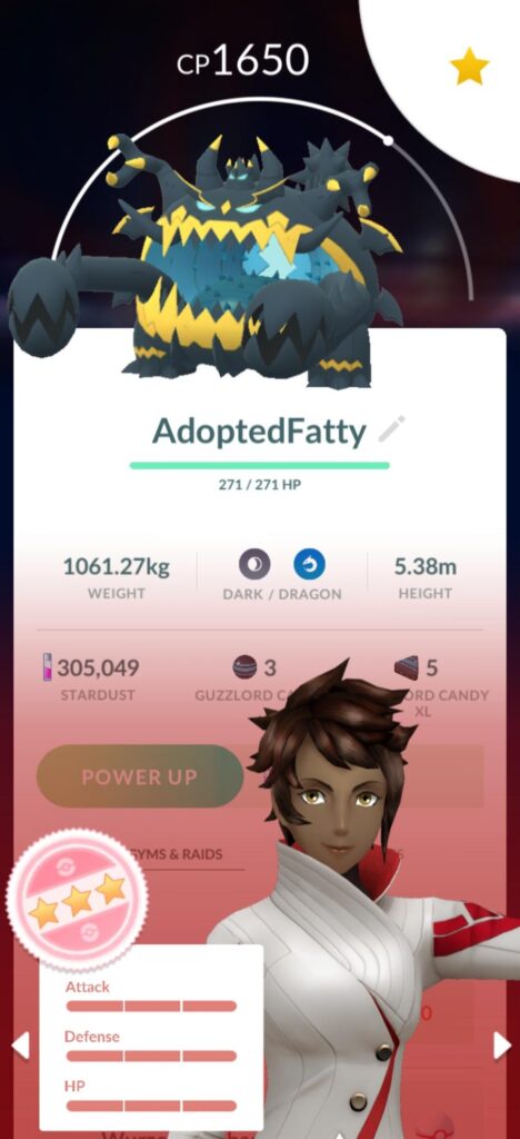 First ultrabeast hundo 😎