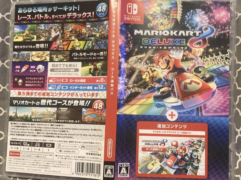 Mario Kart 8 Deluxe with DLC on cartridge arrived today!