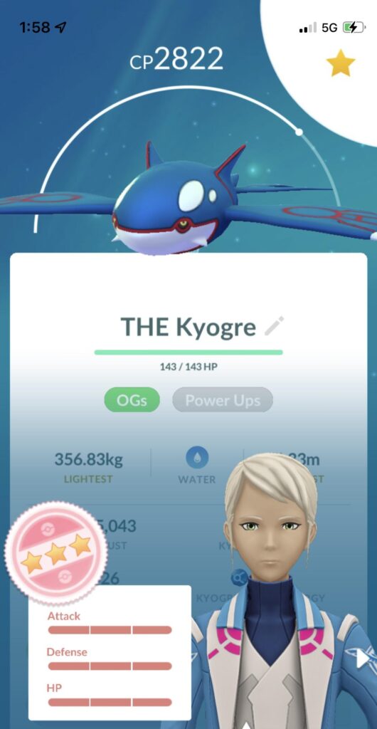 What’s the best move set for Kyogre?