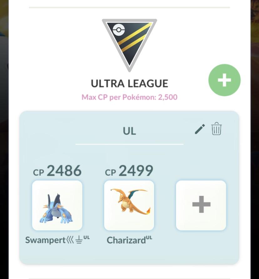 TFW you genuinely don’t have a 3rd good Pokémon with viable IVs for Ultra League