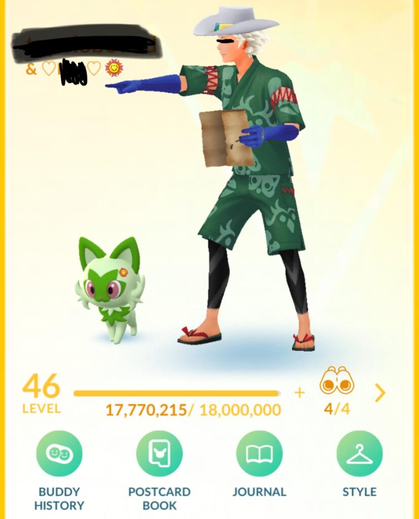 I reached best buddy with the Sprigatito that I caught the day I found out my partner passed away