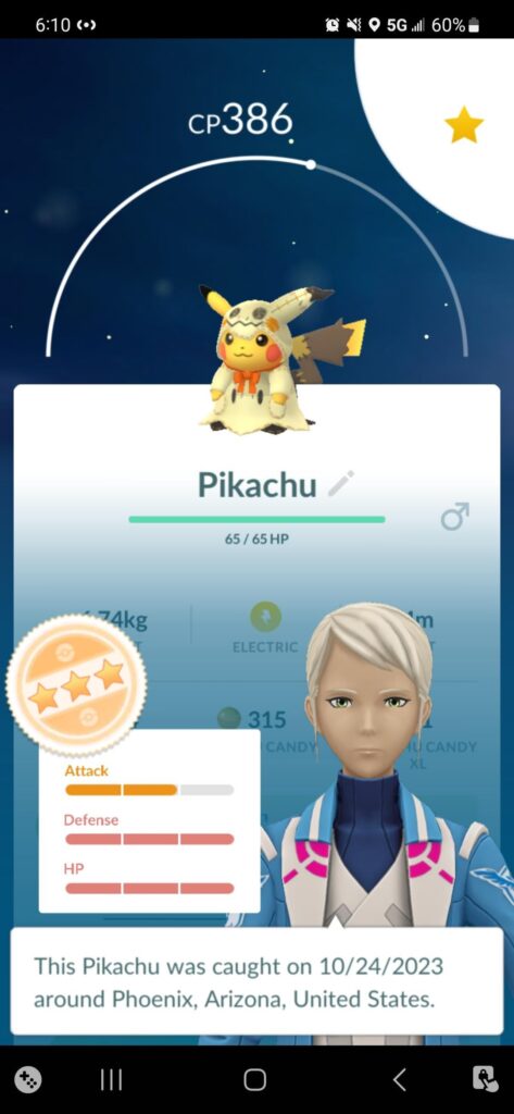 OMG!!!! I have never seen a cuter Pokémon! 💕💛💕💛💕💛 And a 3*?!