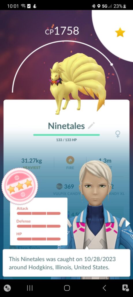 Wished for the shiny version, ill take the hundo!