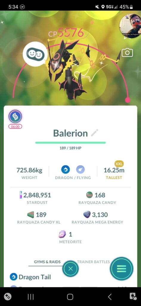 Largest Rayquaza?