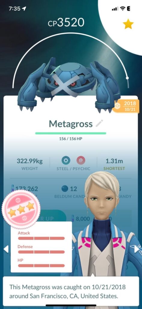 2018 October 21 Beldum community day was good to me.