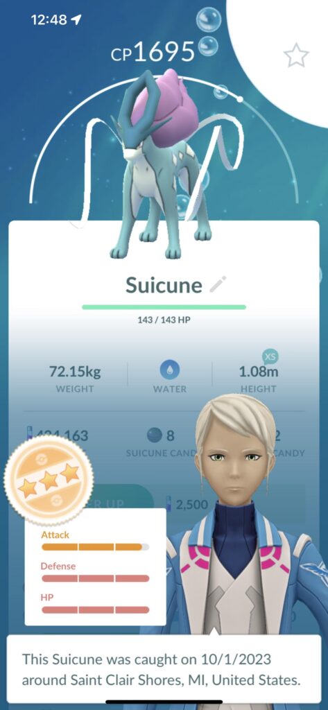My third raid for suicune first one i catch