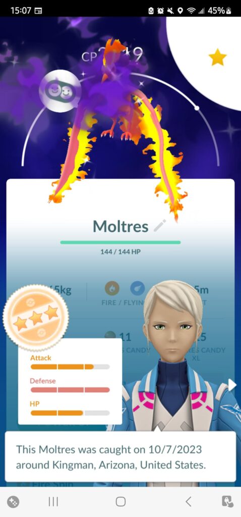 Shiny shadow moltres ✅️