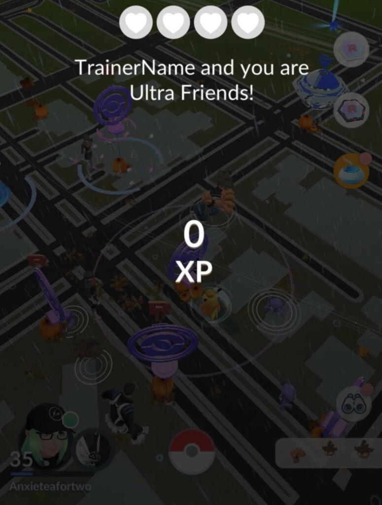 Please give the other person a chance to claim the friend XP before you delete them🥲