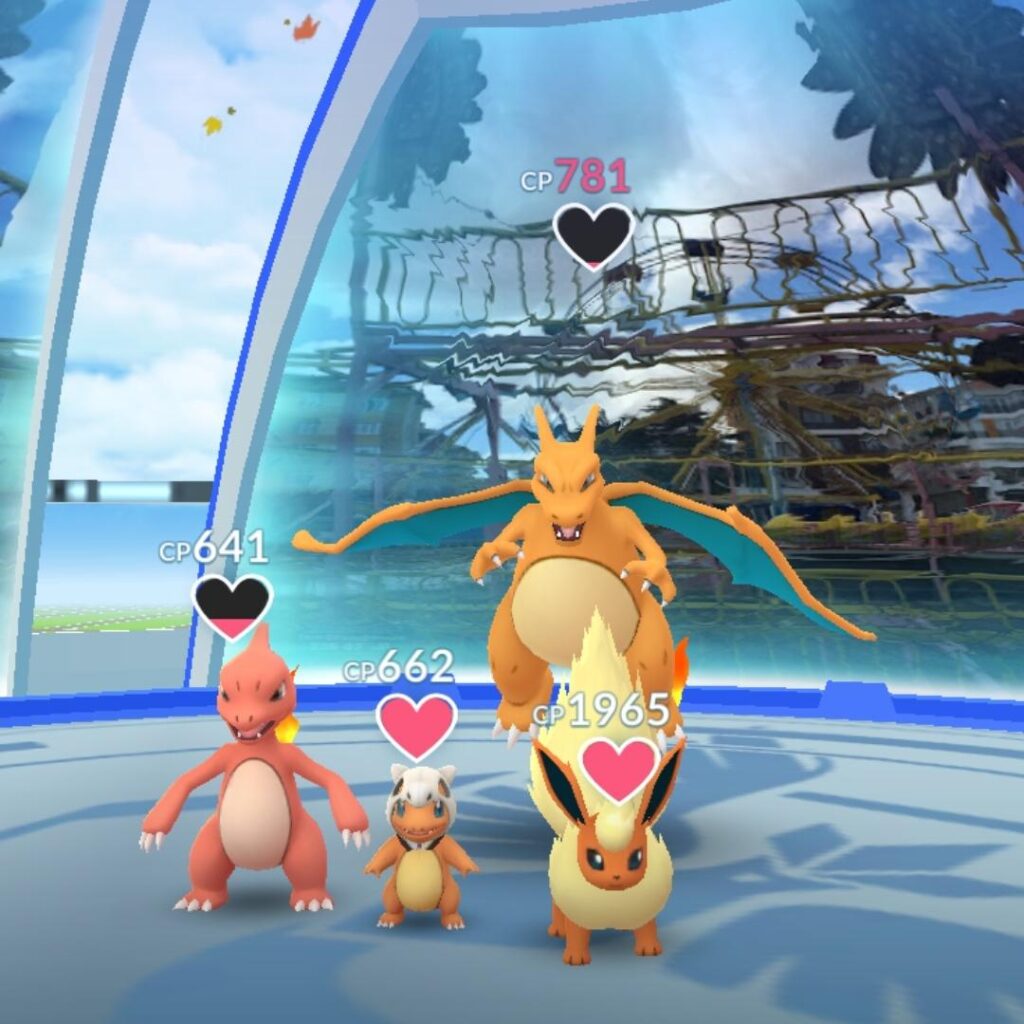 The gym near my home hosts a happy family and their weird dog.