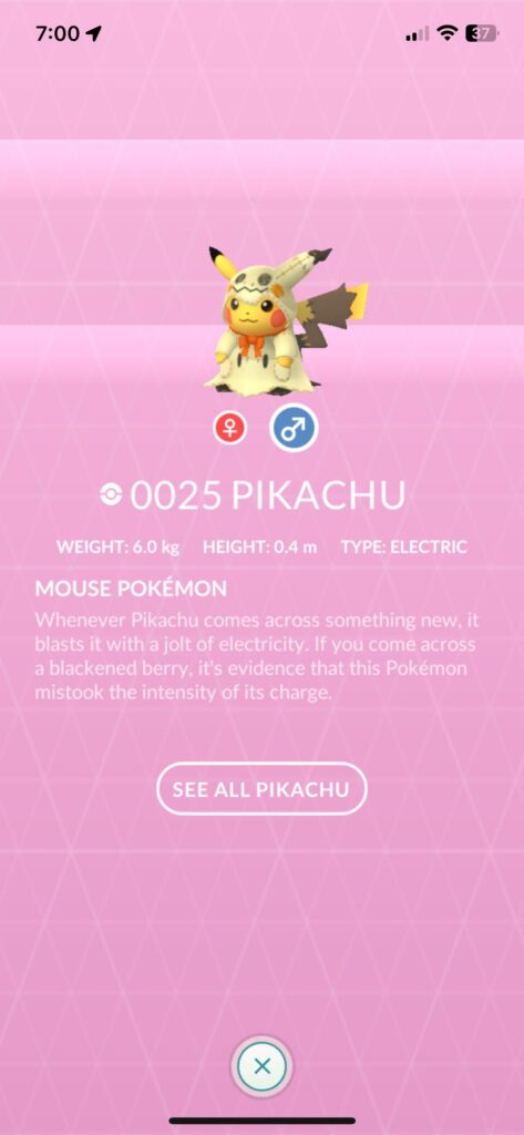 Whats your favourite event Pikachu?