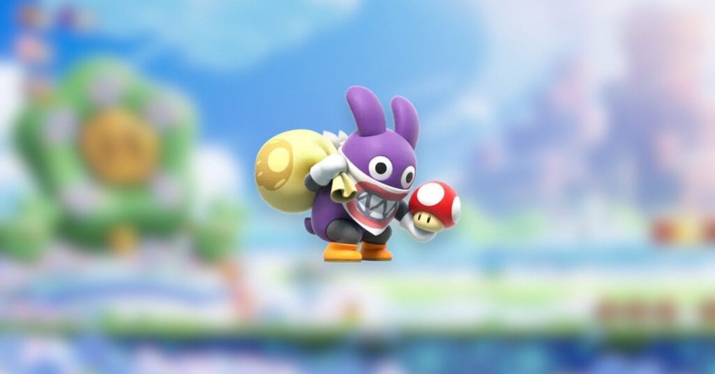 Actual article published on polygon about how Super Mario Wonder is unfair with Nabbit