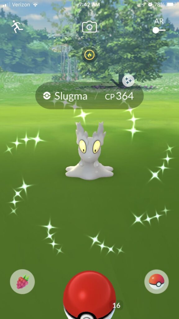 Shiny I caught this morning