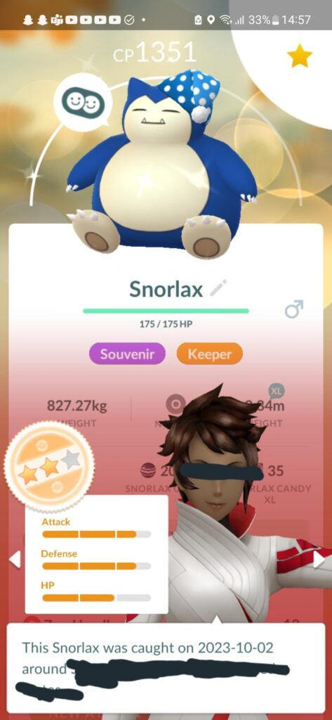 My sleepy hat snorlax luck is apparently through the roof
