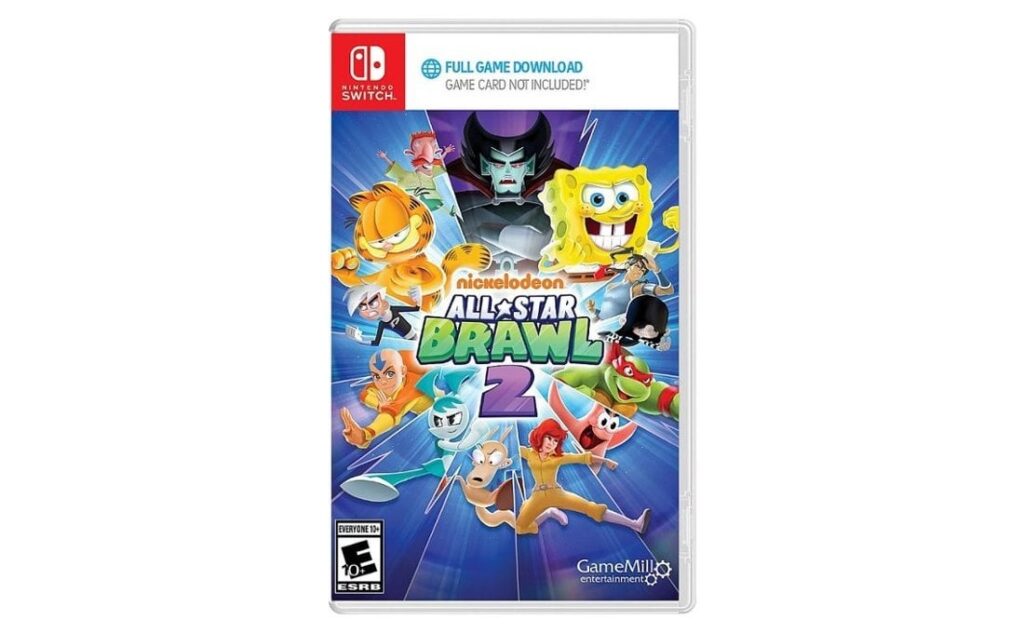 Nickelodeon All Star Brawl 2 physical was changed to a code in the box quietly