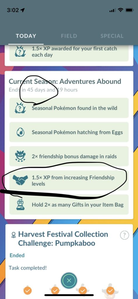 45 DAY WARNING til leveling up friendships is back to normal!!!!! Open those gifts! Send those gifts! Do those raids!