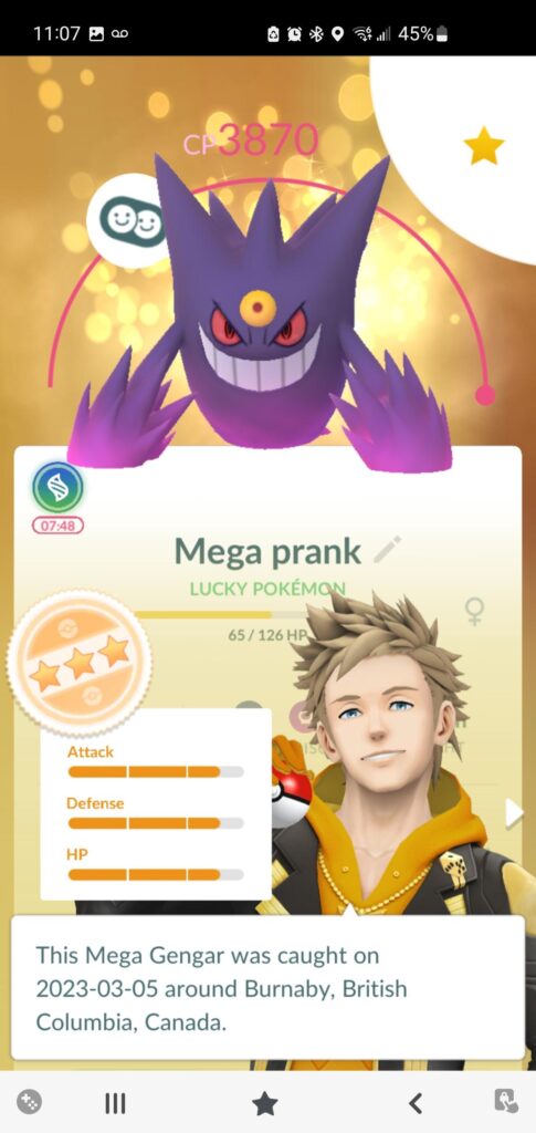 Finally I can mega my gengar