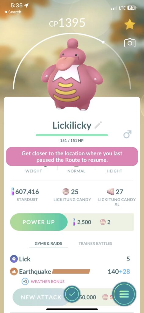 I keep getting this glitch while trying to leave a Pokémon