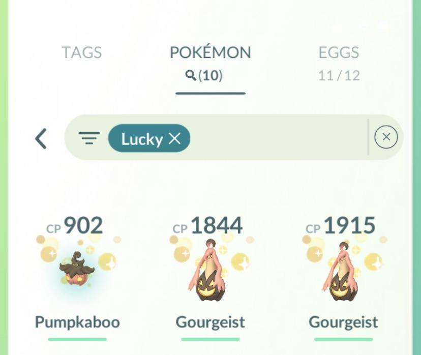 Me and my partner managed to get 3 lucky pumpkaboos in a row