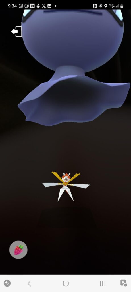 Shuppet riding my 0.15m tall Kartana
