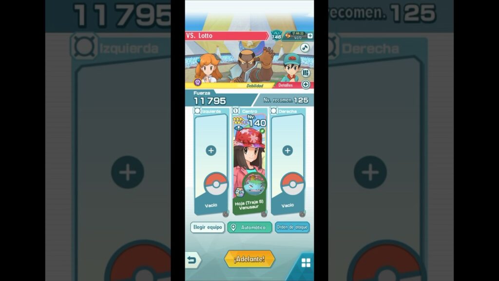 Hoja/Leaf y Venusaur 1vs3 2500pts -Pokemon Masters EX- #pokemon #pokemonmasters