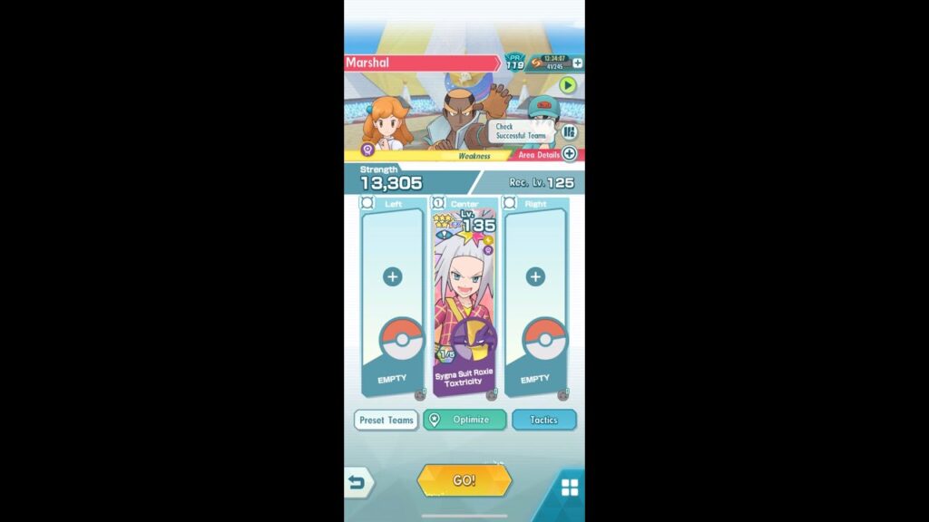 Pokemon Masters EX : SS Roxie Solos Marshal (Poison Weak) 2500 Points