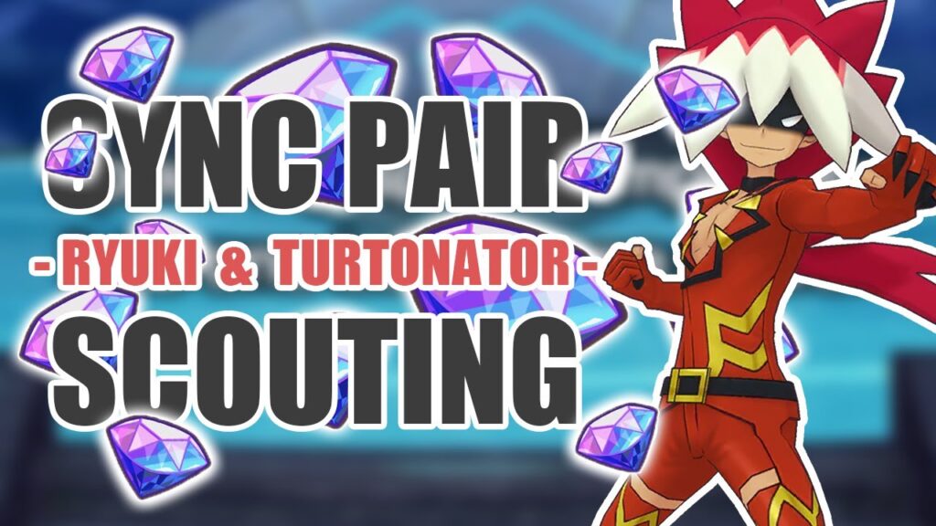 [Pokemon Masters EX] DRESSING UP AS RYUKI TO GET RYUKI | Sync Pair Scout - Ryuki & Turtonator