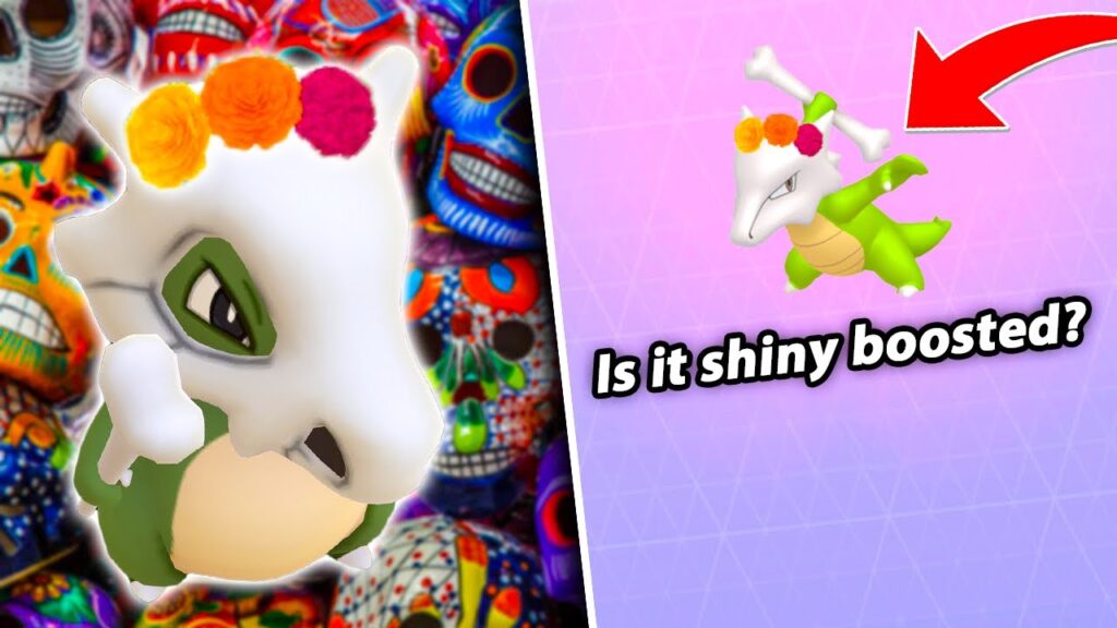 HOW TO GET SHINY COSTUMED CUBONE IN THE DAY OF THE DEAD EVENT! Is it Shiny Boosted?