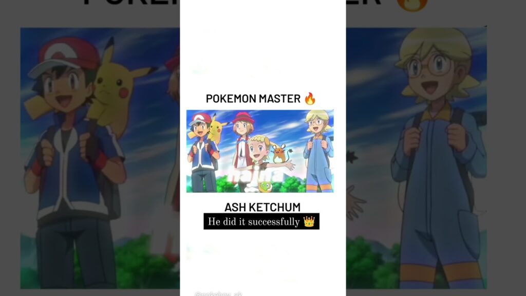 Ash ka dream ..Pokemon master
