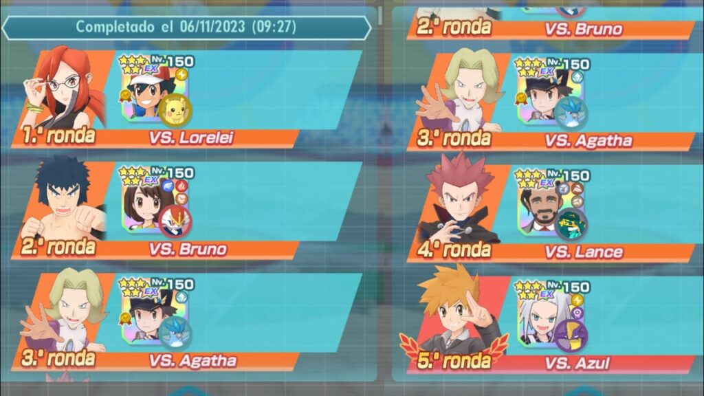 Primeros 15K!! E4 Kanto 1vs3 15.000pts (Semana 167) -Pokemon Masters EX-